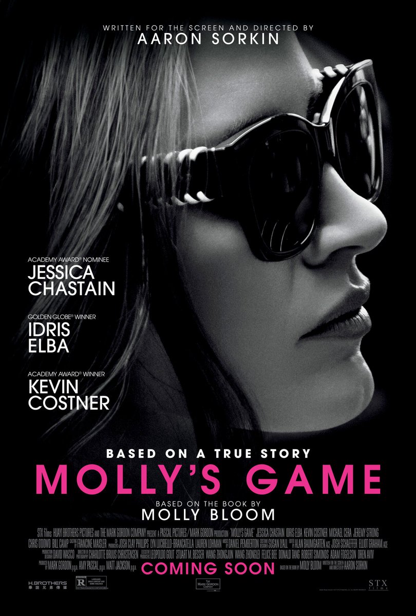 Molly's Game 8.2/10Aaron Sorkin loves a good courtroom scene