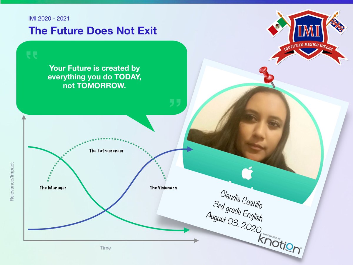 Claudiacasts's tweet photo. @MexicoIngles @AppleEDU @Knotion #AppleTeacher #AppleDistinguishedSchool #LearningFromHome #SomosKnotion https://t.co/ZZdl3fnOJz