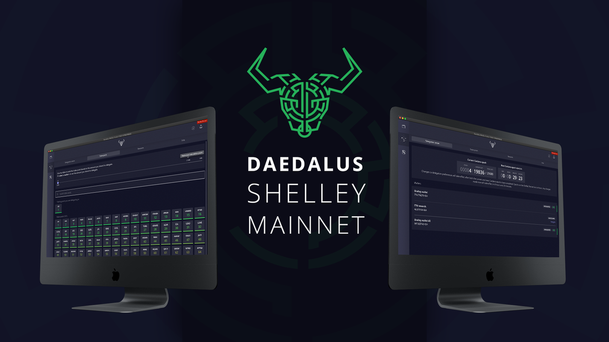 OUT NOW: Our first maintenance update to our new  #Shelley wallet brings full stake pool listings to  #Daedalus, along with a number of small but important improvements. Download Daedalus 2.0.1 today!  https://daedaluswallet.io/en/download/?utm_source=twitter&utm_medium=twitter&utm_campaign=twitter 1/3