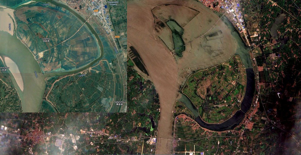 3gorges3's tweet photo. Can you guess which one is Wuhan on 8/2 and which one isn't #chinafloods #threegorgesdam https://t.co/KUTkbidVsO