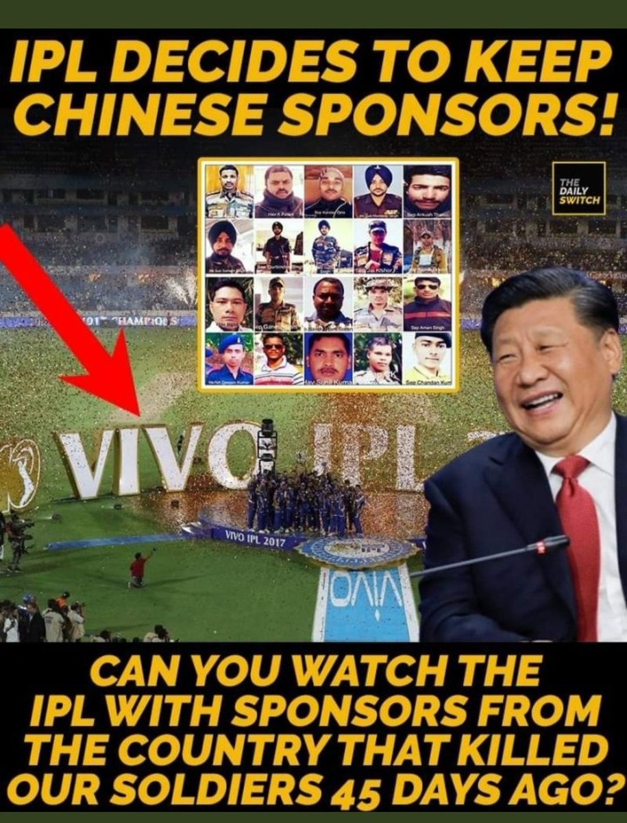 ChophiLisa's tweet photo. Why?? 
Chinese killed our soldiers and we 
Accepting their donations??#ChinesePremierLeague https://t.co/Nifzb82iM1