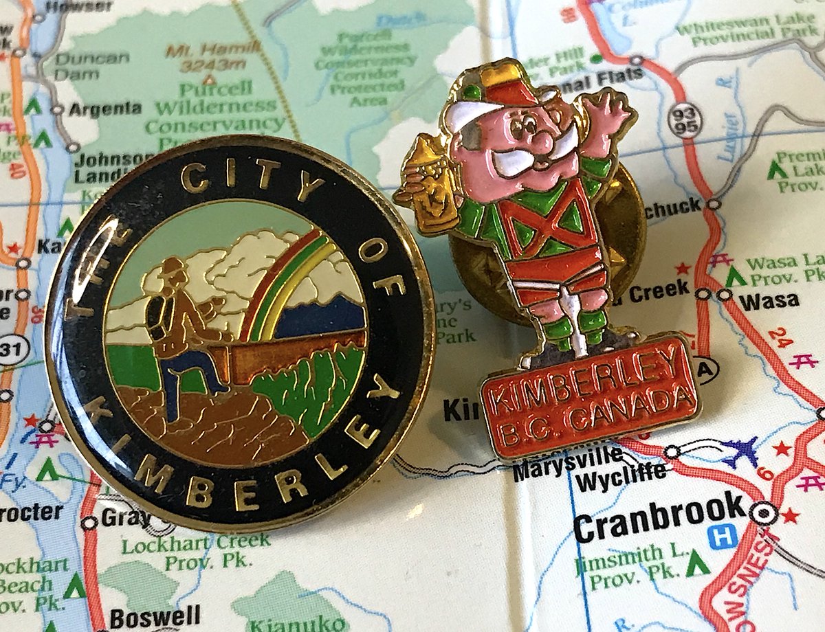 16. KIMBERLEY - It's Happy Hans, Kimberley's beer drinking celebration of its Bavarian heritage! - What a fun sentence to write, almost as much fun as Hans- The alternate pin is fine enough