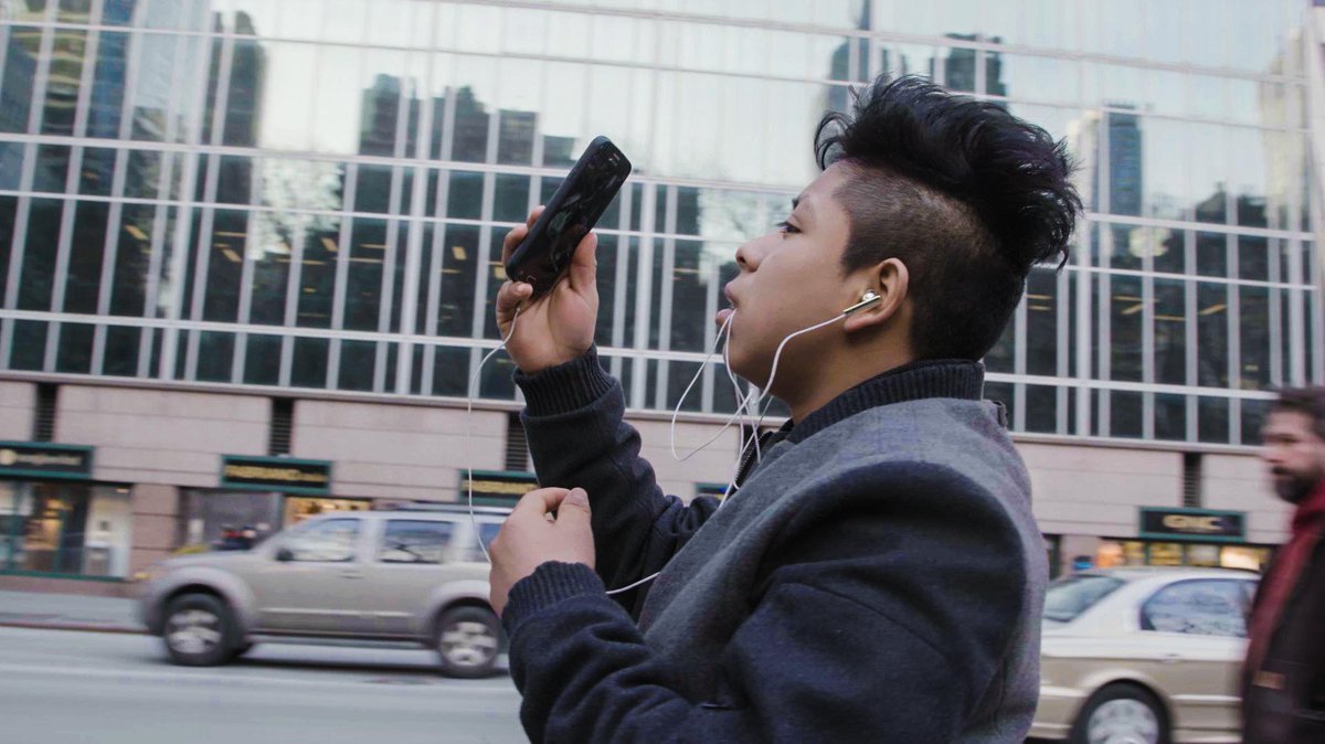 RIFilmFest's tweet photo. Their documentary “Five Years North” is a #RIIFF2020 selection. The film is the coming-of-age story of Luis, an undocumented teenager from Guatemala living in New York City. Alone, he struggles to work, study, and evade Judy – the ICE agent who patrols his neighborhood. https://t.co/KuFo87XIsF