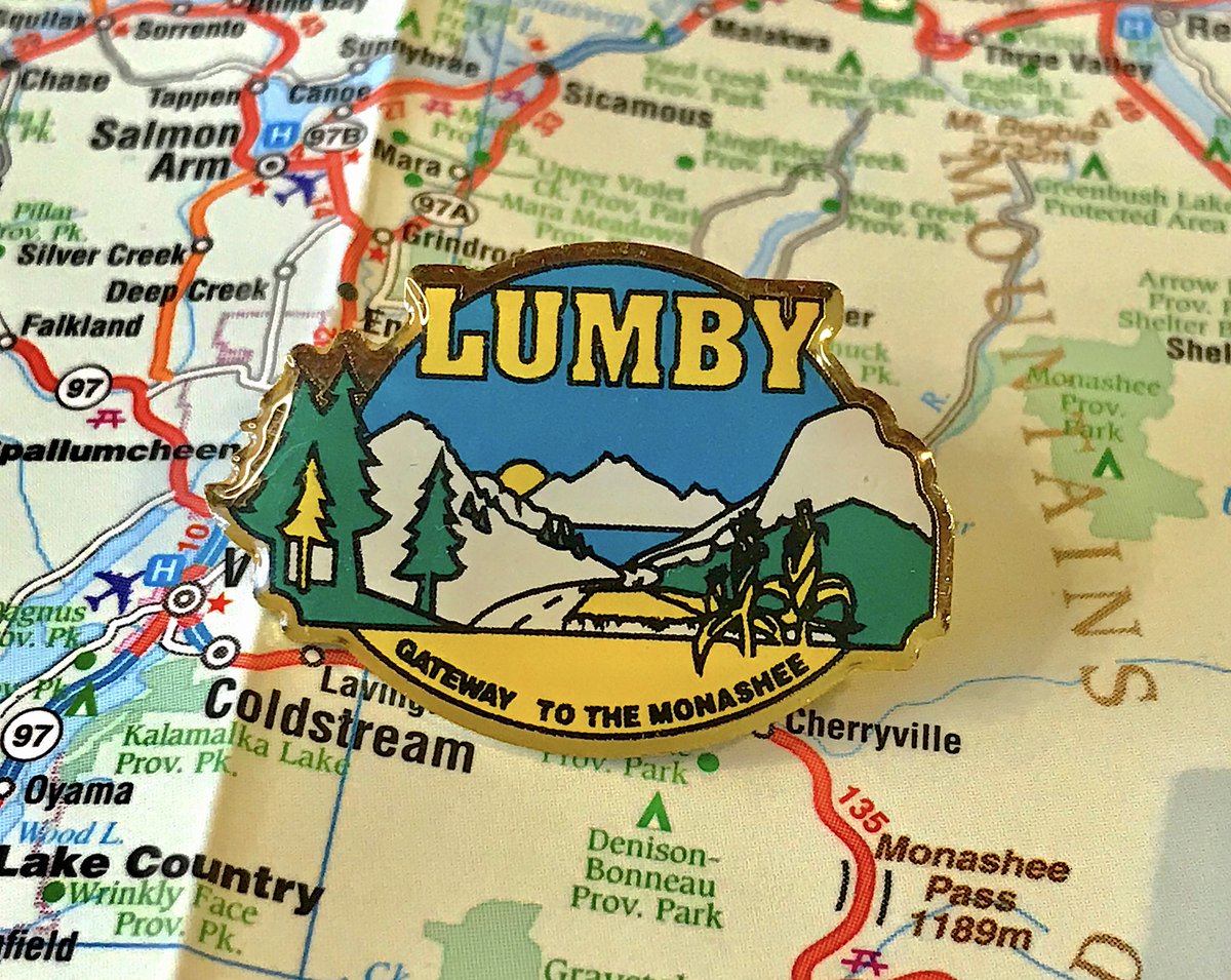 14. LUMBY - Lumby, I hate to break it to you, but pretty much nobody cares about the Monashee- Very good STRONG LUMBY FONT, also fun games with perspective for the art- Why is one of the trees yellow
