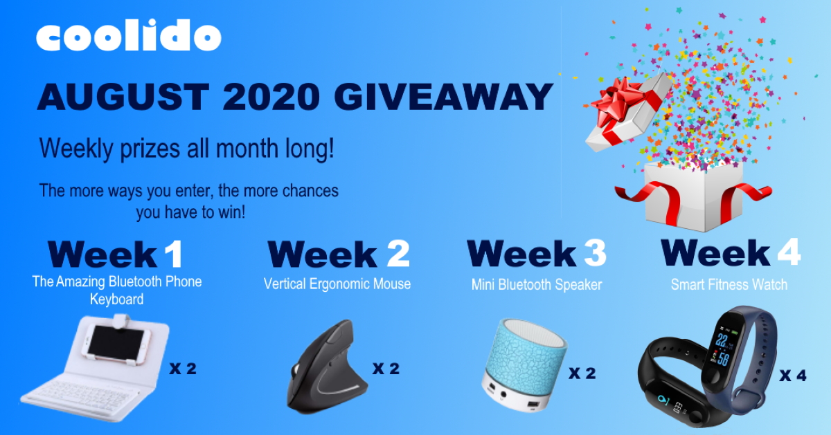 CoolidoShop's tweet photo. Hi everyone! We are finally on Twitter. We are kicking off the month with a weekly giveaway all month long!
Click this link to enter: https://t.co/cHvNMKHPHW

#giveaways #giveaway #giveawaycontest #freebies #contestgiveaway #contestalert #giveawaywinner #phoneaccessories https://t.co/J3v5H3yflJ