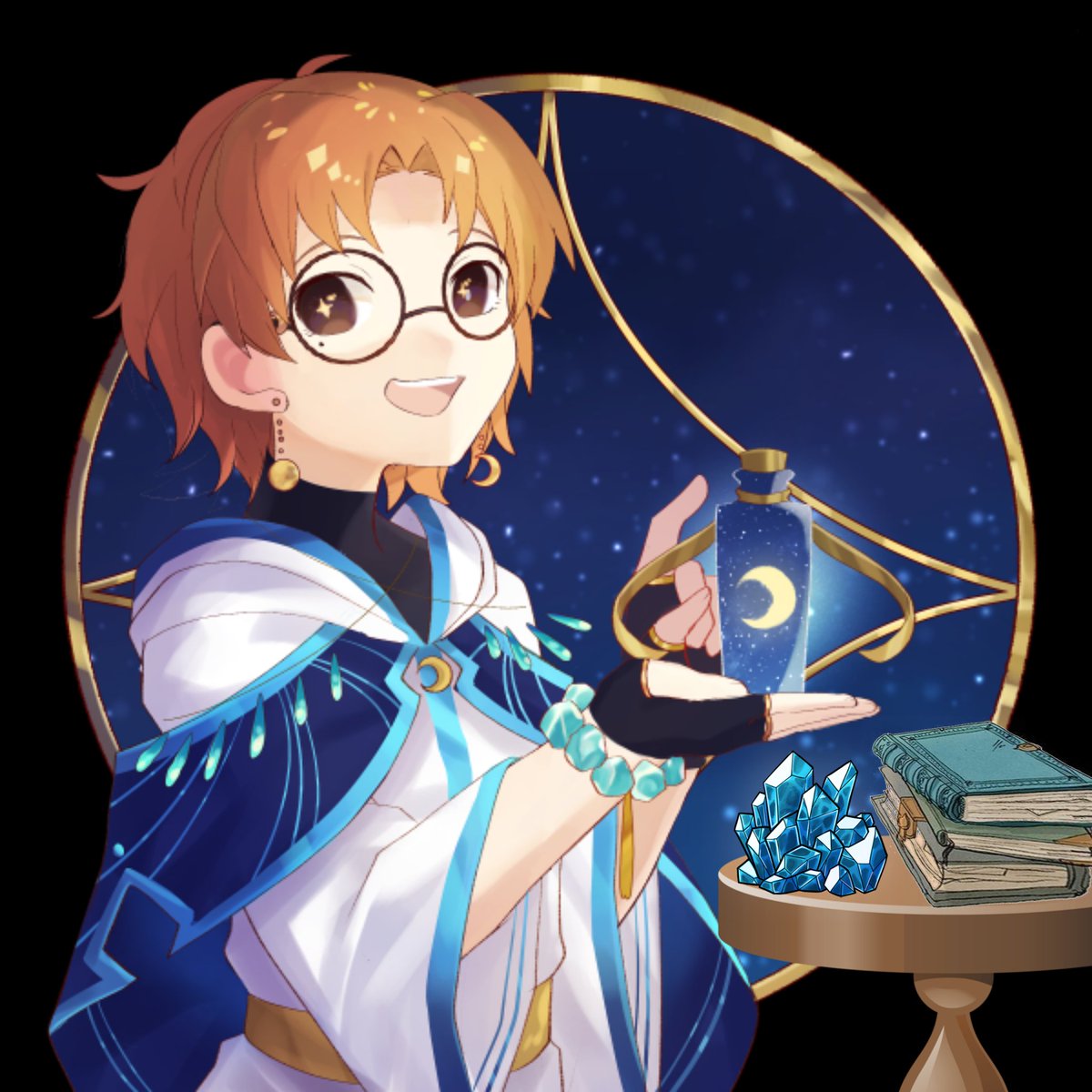 Encantiano's tweet photo. Respostando no perfil do meu personagem!

Encantianos se não estão criando amuletos pode ter certeza que estão estudando, e aqui nesse frasco podemos ver um pouco da água lunar.
#casaencantia #academiadaslendas https://t.co/dLQ94JMrGW