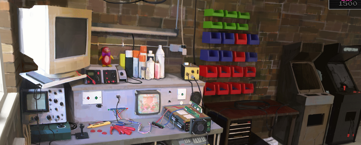 okay but this does look exactly like our workshop, we even have those specific little plastic wall shelf-boxes