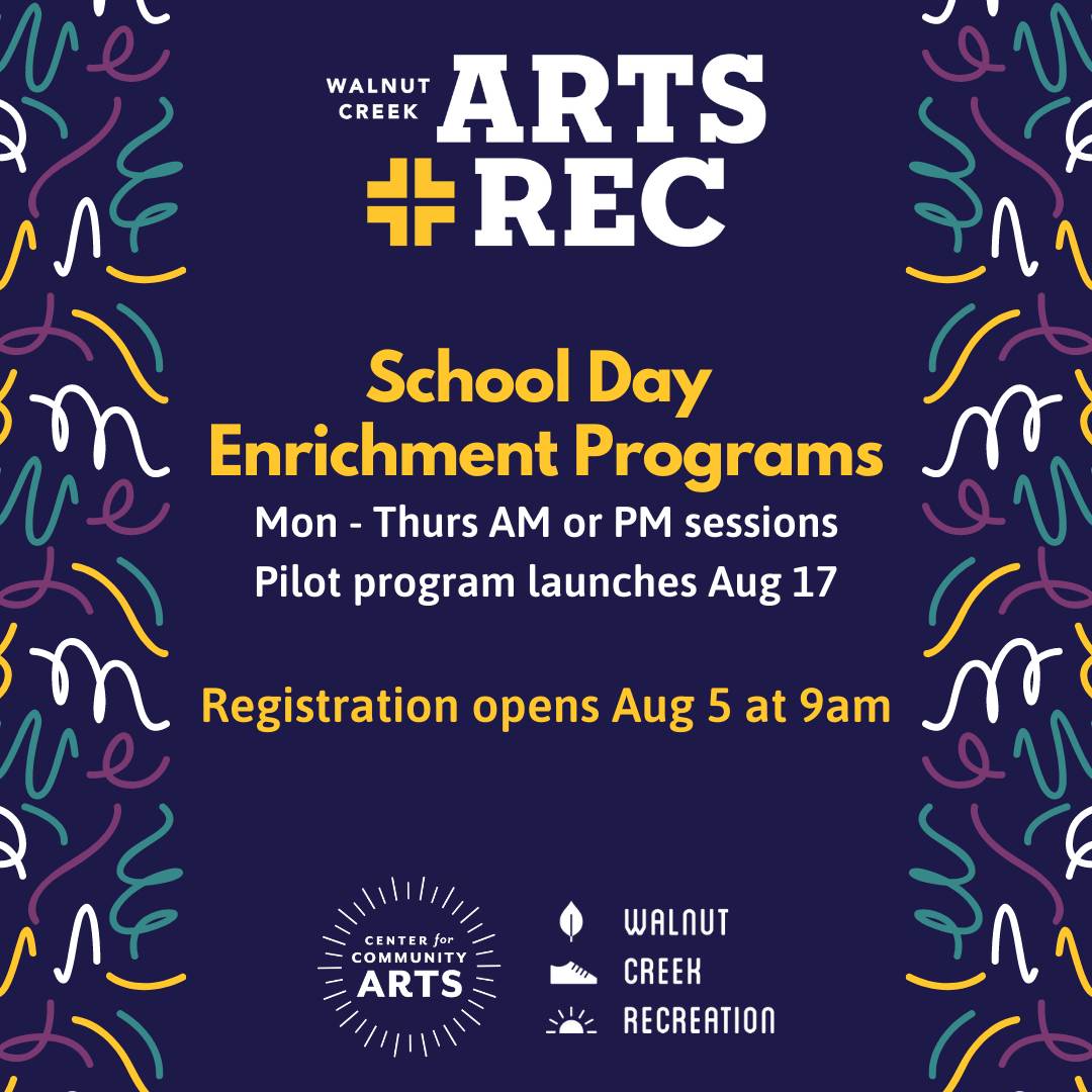 CommunityArtsWC's tweet photo. At the Arts + Rec School Day Enrichment program students will enjoy social interactions, physical activity, and specialty instruction in areas such as visual art, cooking, or non-contact sports. Registration opens Aug 5 at 9am: https://t.co/CIkGH8uNl3 https://t.co/5J80MNmRKj
