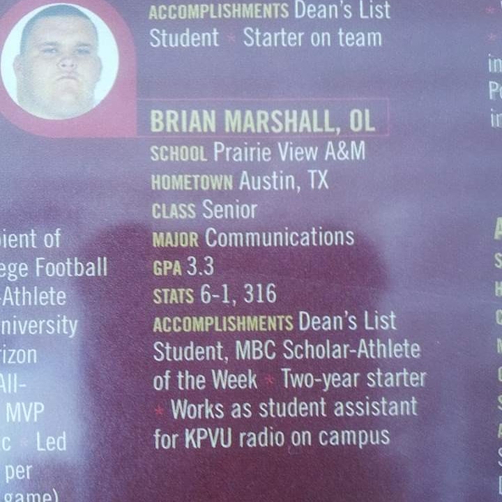 CoachBMarshall's tweet photo. Memories. 1st Team Coca Cola Academic All-American, Team Captain, NCAA Athletic Advisory Committee Rep.
PVAMU Football 
#SWAChours https://t.co/v7z0mbpBer