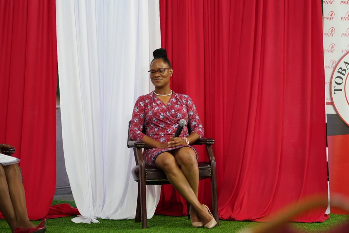 ShamfaCudjoeTT's tweet photo. Women Empowering Women! ❤️
Thank you to Assemblyman Marslyn Melville-Jack for moderating a wonderful conversation at this evening’s “Women In Leadership” Forum at the Signal Hill Secondary School.
#TobagoDevelopment #WomenInLeadership #PNMTobagoCouncil #RightThereWithYou https://t.co/PSQgWJJ1PF