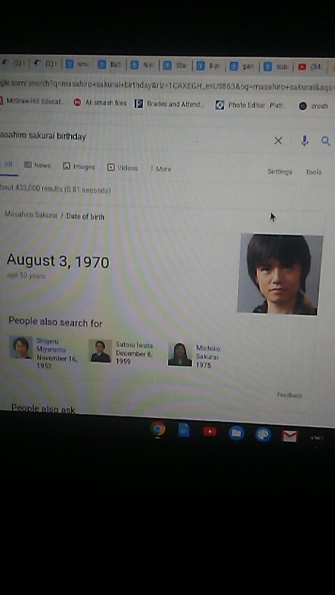 Yo can we get a happy birthday for our boi Masahiro Sakurai. He is 50 today. 