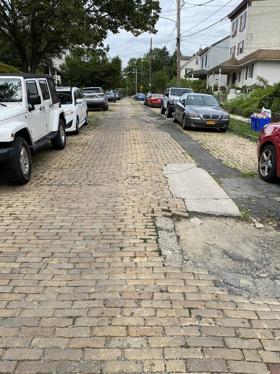 Eag7109's tweet photo. @PhilaStreets @FOX29philly @PhilaOEM Been calling for years now about 300blk of Gates st 19128 To be paved,workers never replaced bricks, You say we’ll look into it and no one ever https://t.co/QmCoaG3GPk let these builders build wherever but can’t fix a street,disgraceful. https://t.co/jz6XUWKTk7