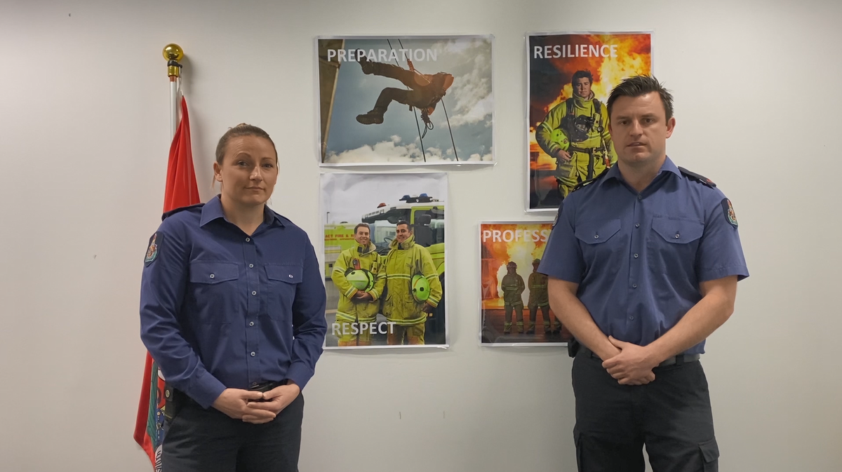 ACT_ESA's tweet photo. Is becoming a firefighter with @ACTFireRescue the job for you? How does this recruitment process differ to other roles? In this recruitment video, Firefighters Jake &amp; Clair offer their personal tips on how to prepare for the recruitment process. #ACTFR

https://t.co/fbUyWuQAzB https://t.co/7nIDRXptr2