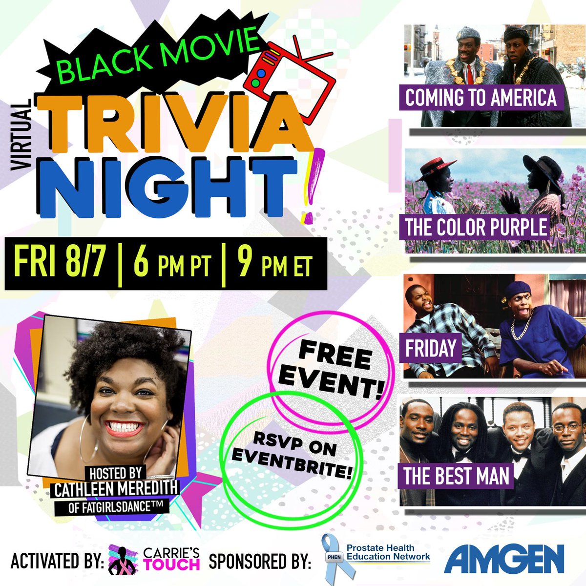 TRIVIA NIGHT IS BACK THIS FRIDAY! So VERY honored and excited to host this fun and FREE event activated by @CarriesTouch! 
.
.
Last month we had a BLAST &amp; tickets sold out, SO! If you missed last month, don't miss this one! #fatgirlsdance #trivianight
.
.
eventbrite.com/e/black-movie-…