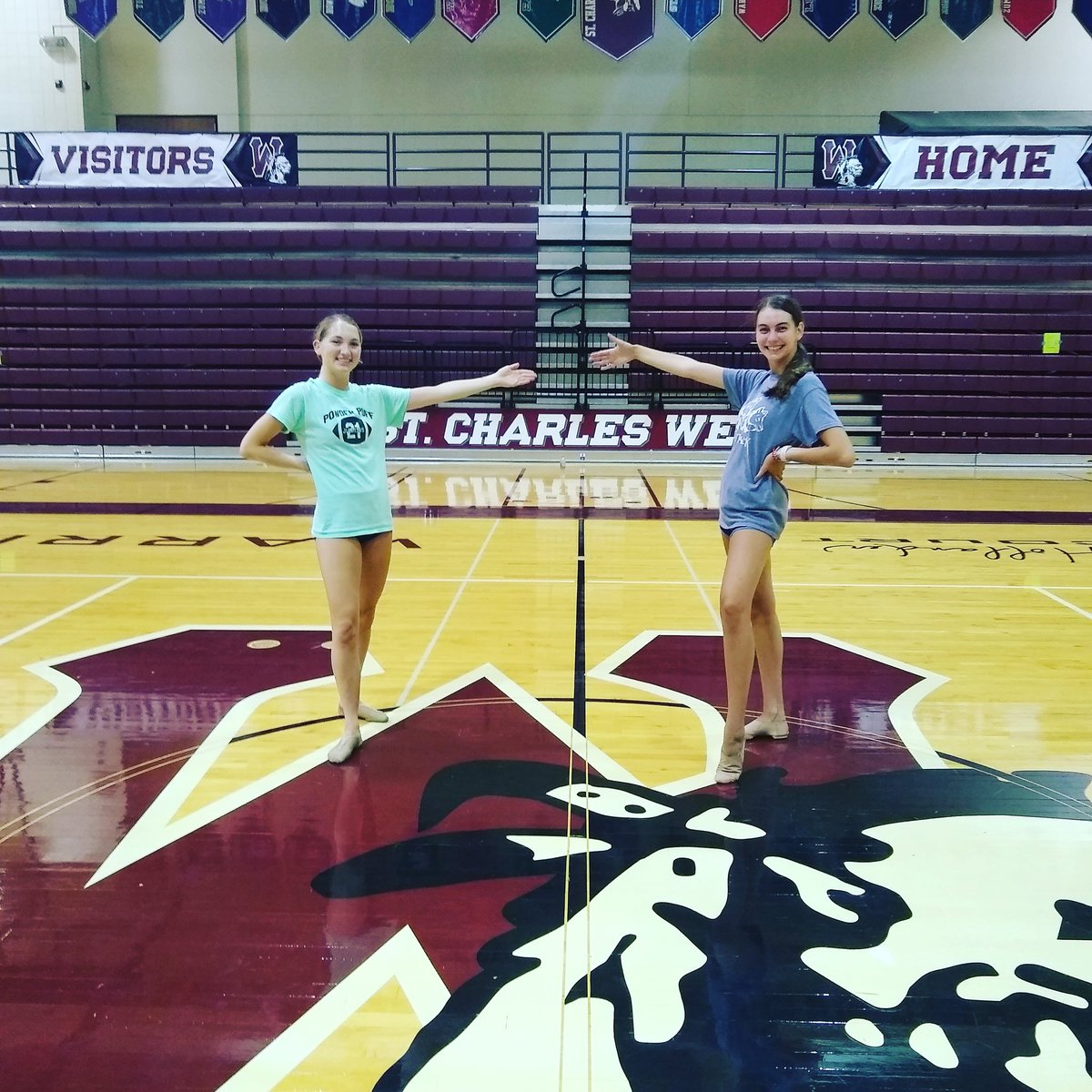 SCWestDance's tweet photo. How could we forget! Congratulations to this year's captain, Olivia, and co-captain, Joy! We cannot wait to have you help lead the team this year! Love you guys! https://t.co/vVckx8KxO9