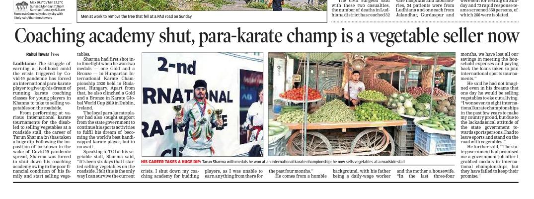 karate_tarun's tweet image. Please help me  I am disabled  karate Indian player I am from Khanna district Ludhiana Punjab