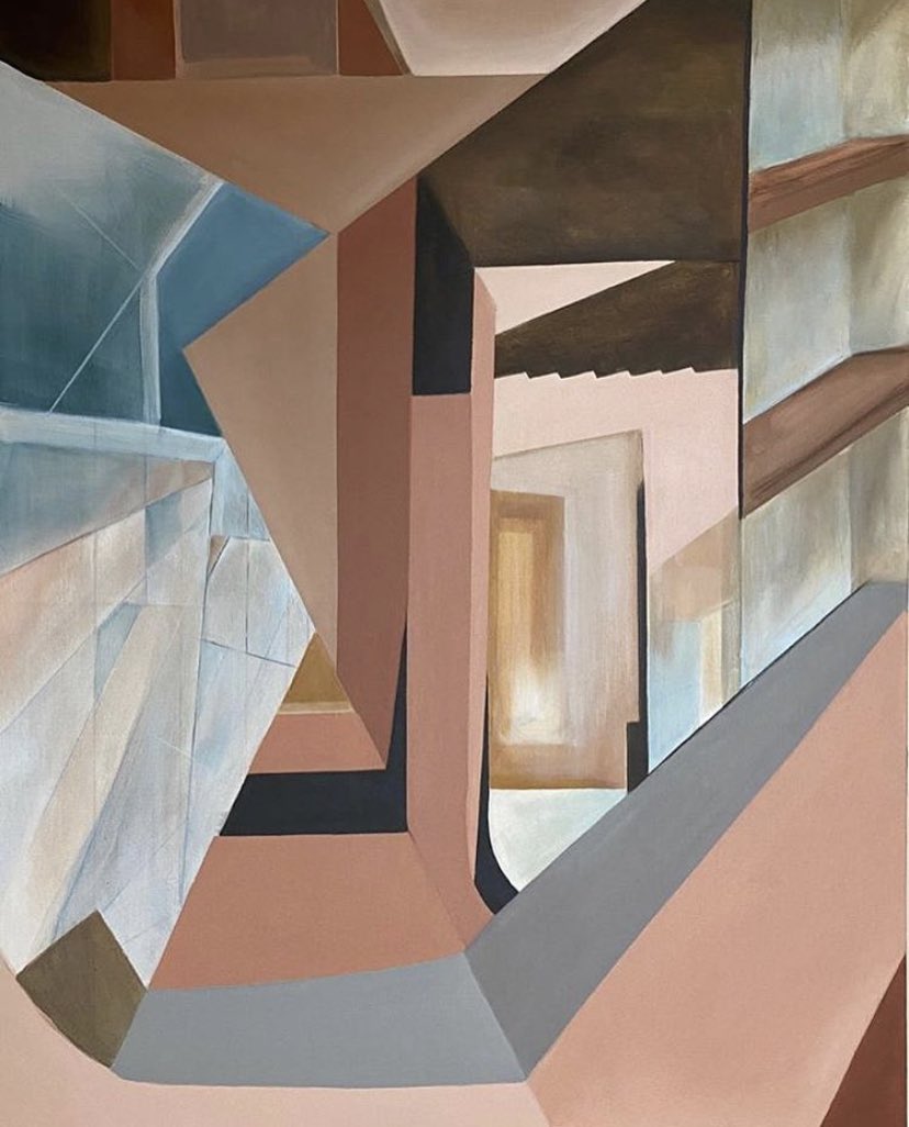 LAWAHouston's tweet photo. “The Plans”,  is an acrylic paint by houston based artist Lilian Vargas @lilav09. Lilian wants to invite us to choose a path within her painting to explore everything around it. As she says “Plans, are something that many of us do now. https://t.co/lUBnXobnnc
