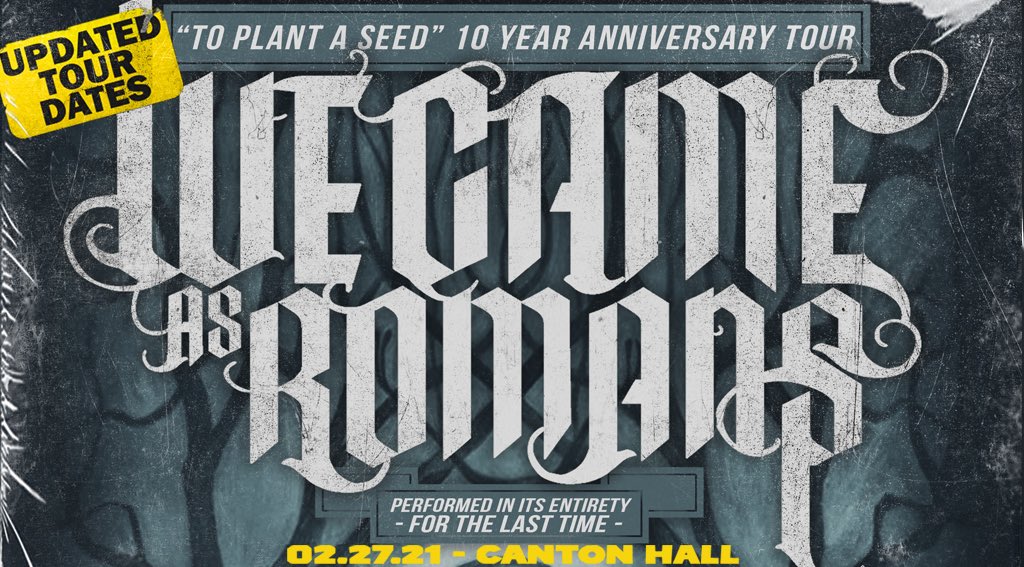 We can’t wait for <a href="/wecameasromans/">We Came As Romans</a> at #CantonHallDallas on February 27! Tickets are on sale now🤘#DeepEllum #livemusic #Dallas

🎟 bit.ly/33nvmcf