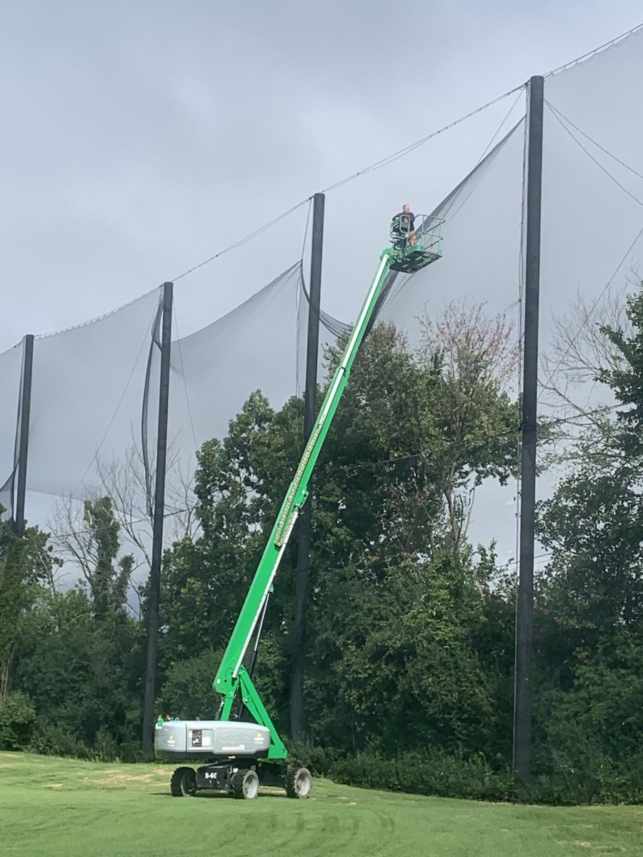 TommyDWitt's tweet photo. Netting repair today https://t.co/qSPDqfqlNr