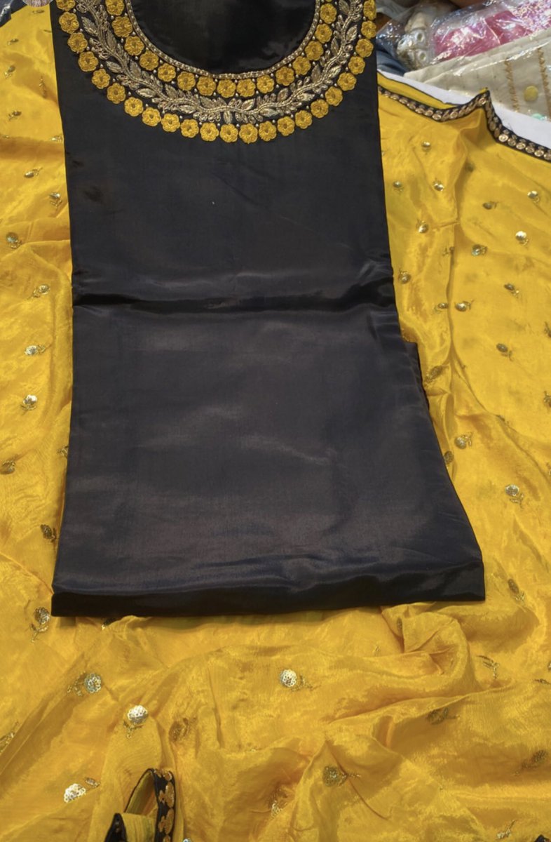 yellow black combination dress Tremont Mini Dress Black main image 1