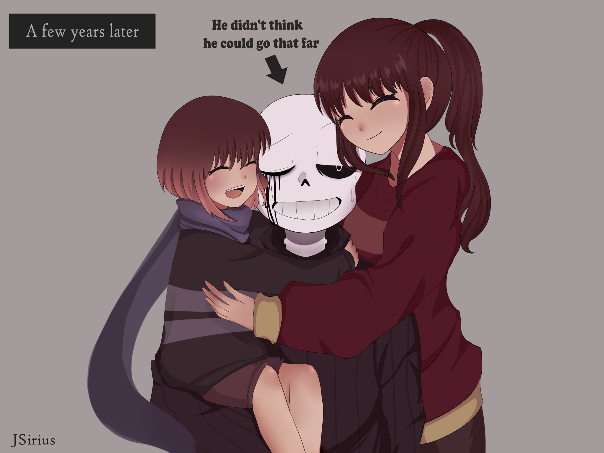 ☆ Sweetness × on X: ☆ Daughter of Killer!Sans and Fp! Frisk I did this  based on a question on tumblr ❤️ #Undertale好きさんと繋がりたい #undertaleAU # killersans #daughter  / X