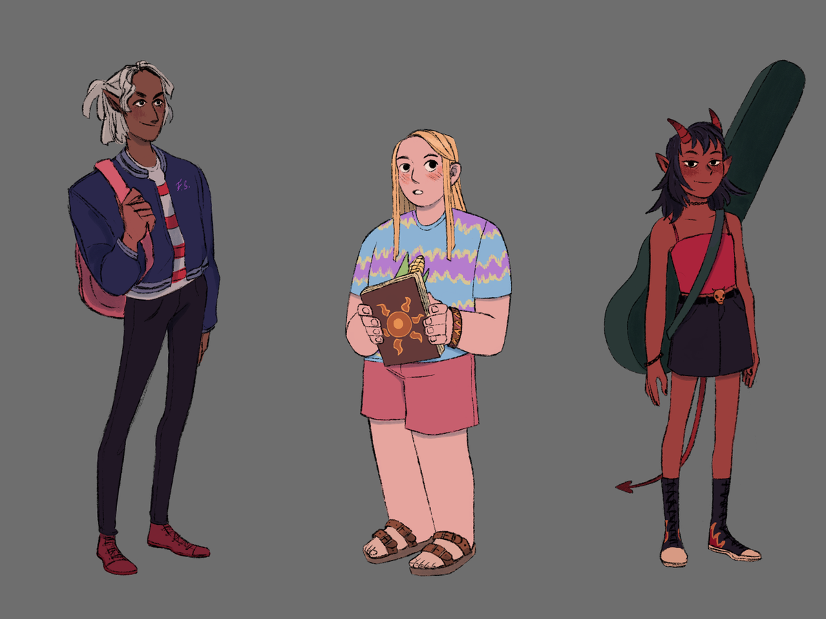 norainacad's tweet photo. recently started this so #fantasyhigh kids part one
#dimension20 https://t.co/cSGgj2oNDW