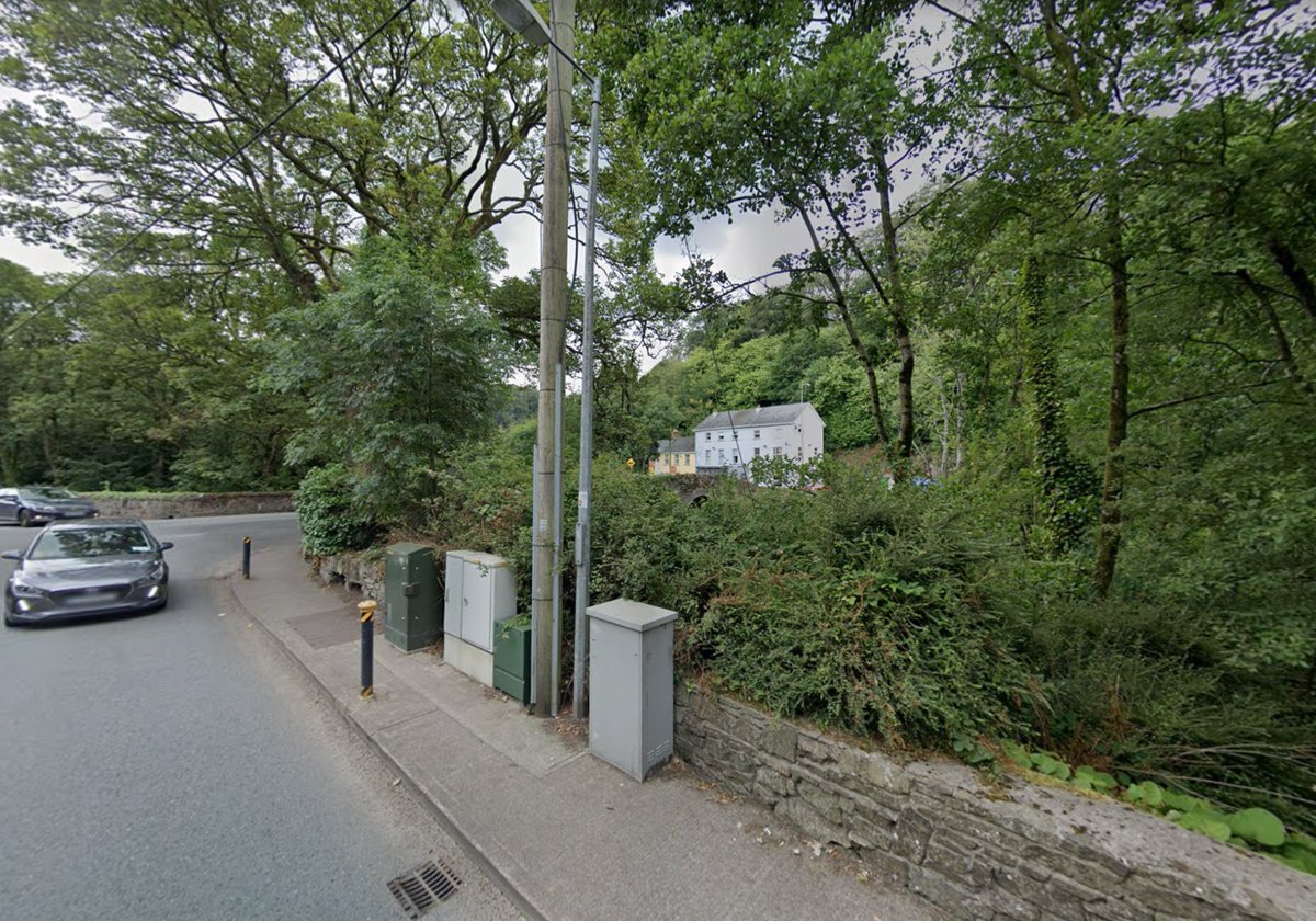 Glanmire bridge, early 18th century and today