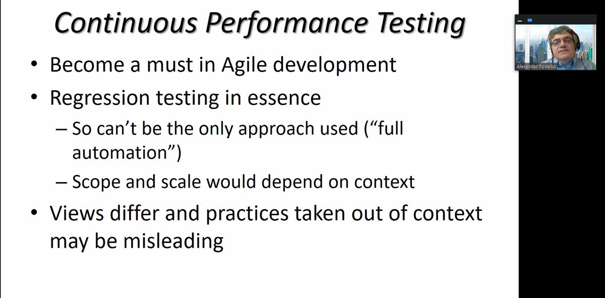 Muthu_sub's tweet photo. The importance of performance testing #howToDrive by @apodelko in #tmatlc2020 @TestMastersAcad
#testing #perfomanceTesting https://t.co/UNYFVCjD0k