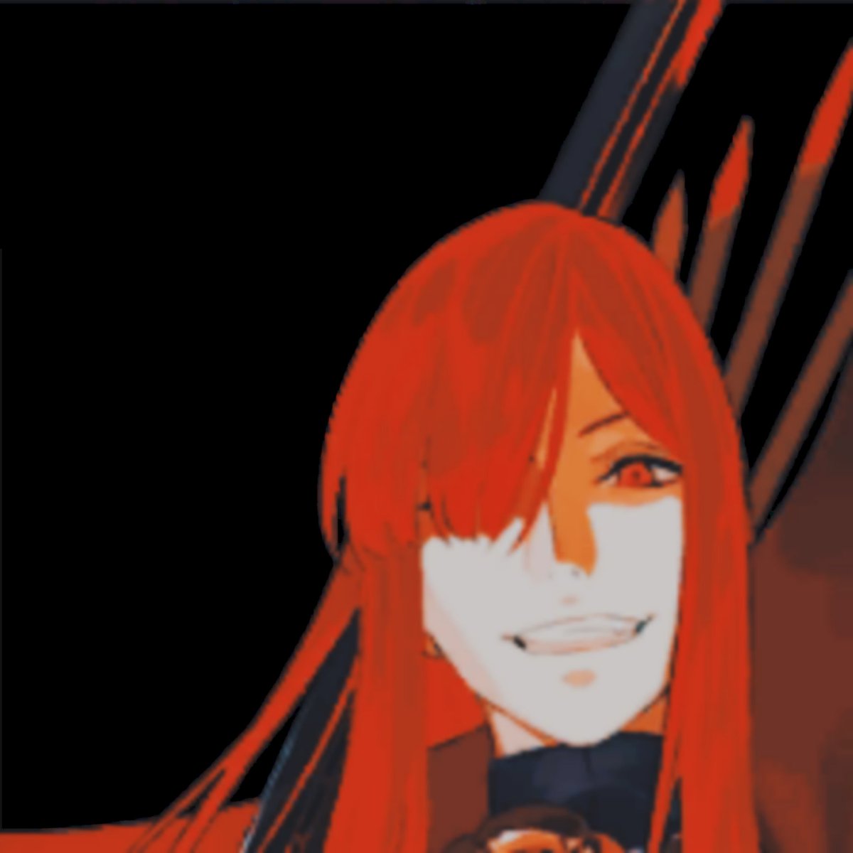 Is that what she thinks will happen?

Perhaps this Demon Lord shall make her head roll before something so tragic will happen to her.