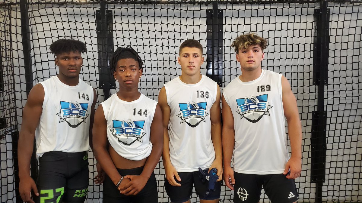 #gamebreakers from 3 different states 🌐 (L-R)

ATH Elijah Tau-Tolliver (Reed - NV)

RB Omari Taylor (Clayton Valley Charter - CA)

ATH Ashton Hayes (McQueen - NV)

RB/ATH Gavin Haines (West Linn - OR)

@elijah_tau27 <a href="/gavinhaines21/">Gavin Haines</a> <a href="/AshtonHayesRB/">Ashton Hayes</a> <a href="/cv_football/">CV Football</a>