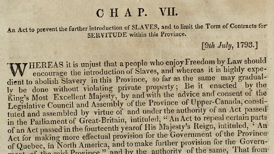 18. Those slaveholders forced a compromise: slavery wouldn't be abolished immediately. It was phased out instead.No more enslaved people could be brought into Upper Canada, but those already here would spend the rest of their lives in slavery.