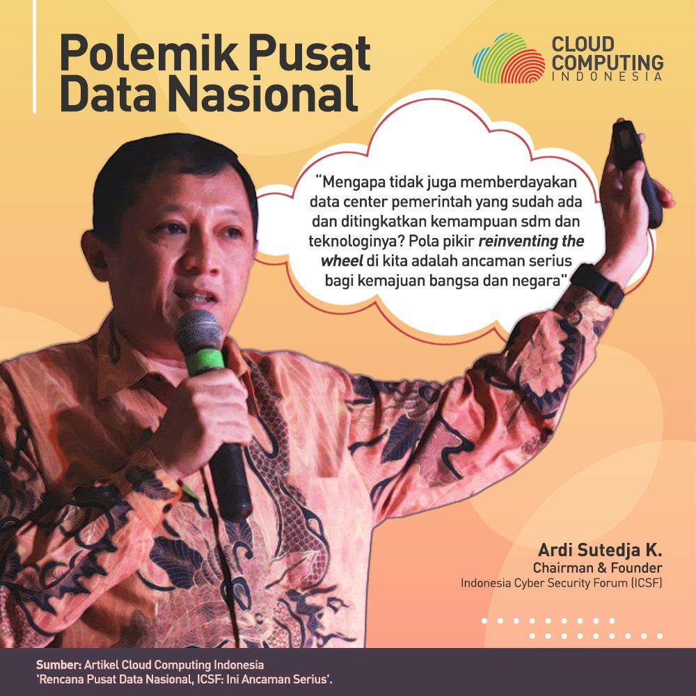 cloudcomput1ng's tweet image. Ketua ICSF itu menyayangkan rencana pemerintah yang tidak menggunakan data center milik lokal dan tinggal meningkatkan sumber daya yang ada.
Selengkapnya:
cloudcomputing.id/berita/pusat-d…
#pusatdatanasional #datacenter #cloudcomputingID