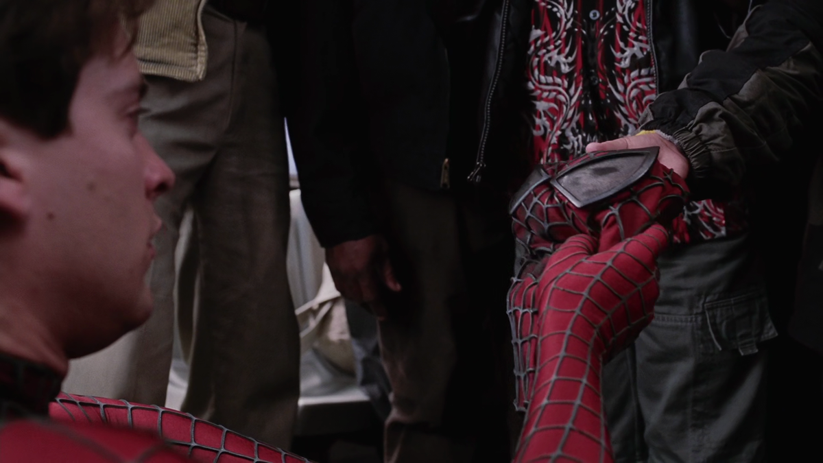 "It's good to have you back, Spider-Man"...I'm not crying, you're crying!