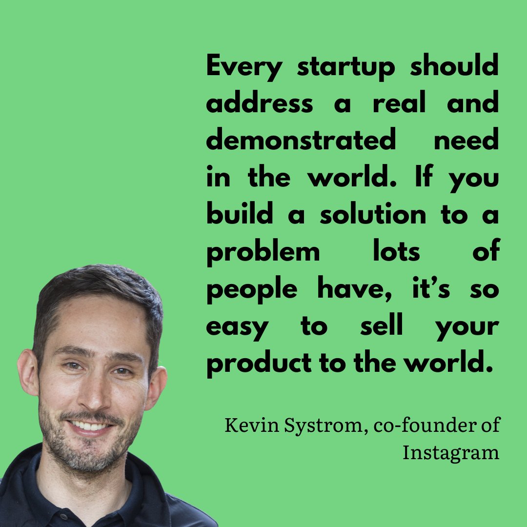 #MondayMotivation from <a href="/instagram/">Instagram</a> co-founder, <a href="/kevin/">Kevin Systrom</a> Systrom. 💡

#StartupGMU #entrepreneurship