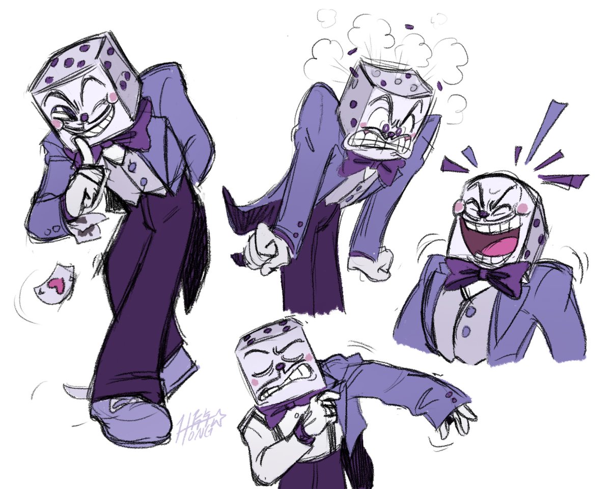 welp I drew king dice as a human - Comic Studio