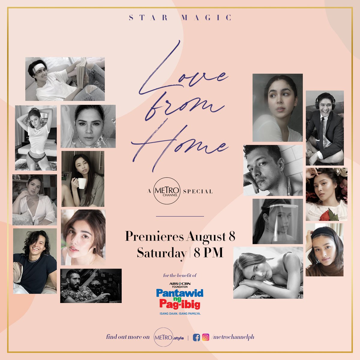 mwtrendsetter's tweet photo. Get up close and personal with #MayWard + some of your favorite Star Magic artists on Love from Home Lockdown Portraits: The Metro Special!

Catch it on Metro Channel this coming August 8, Saturday, at 8 PM. 

@starmagicphils @metrochannelph 

#MaymayEntrata #EdwardBarber https://t.co/qzsptLyb78