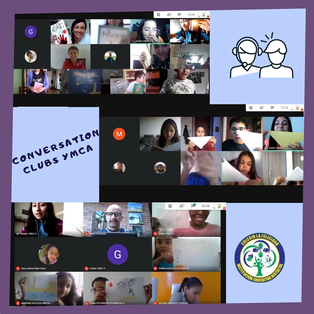 Thank you to everyone attending to our  speaking activity this week.
Conversation clubs YMCA.
#ColegioLaFelicidadIED #OrgullosoDeSerFelicidista #FelicidistaDeCorazón #FamiliaFelicidista #AprendeEnCasa #EnglishImmersion #ModeloEducativoBilingüe #YMCA
