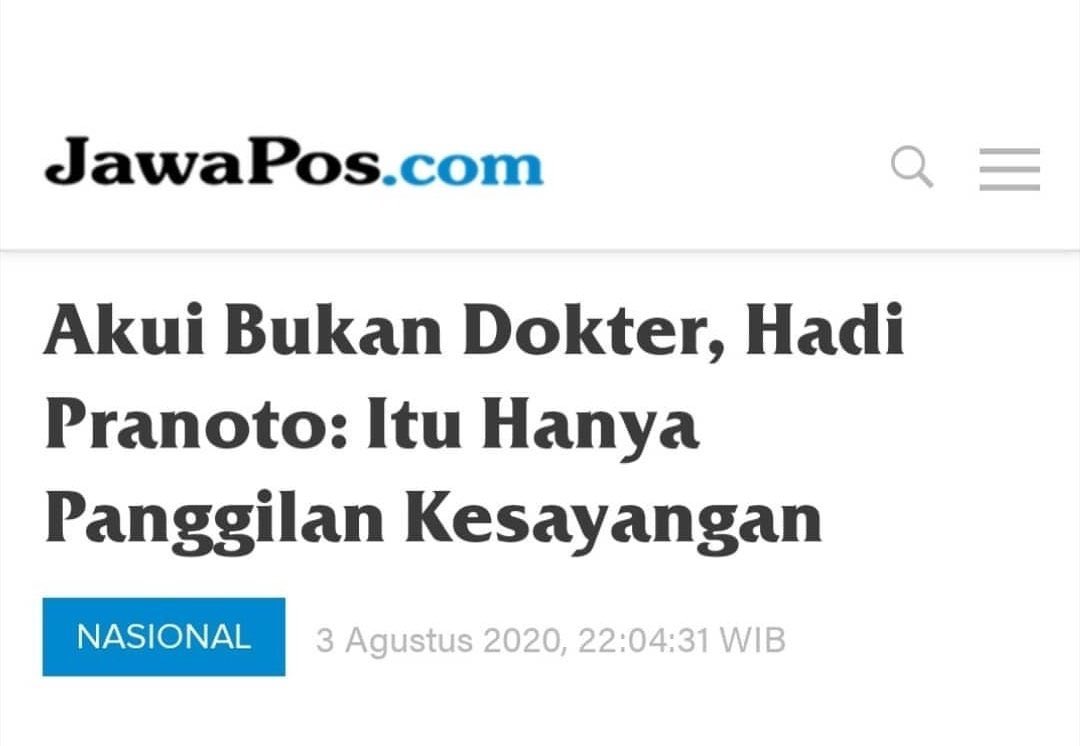Yang masih pakai nama2 hewan seperti beruang, kelinci, dan koala untuk panggilan kesayangan, boleh nih beralih ke nama-nama profesi. Yang pasangannya insecure suka ngelarang keluar rumah bisa pakai panggilan, Sipir.
