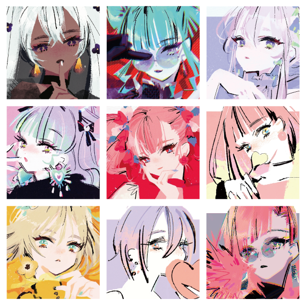 my ladies! #faceyourart 