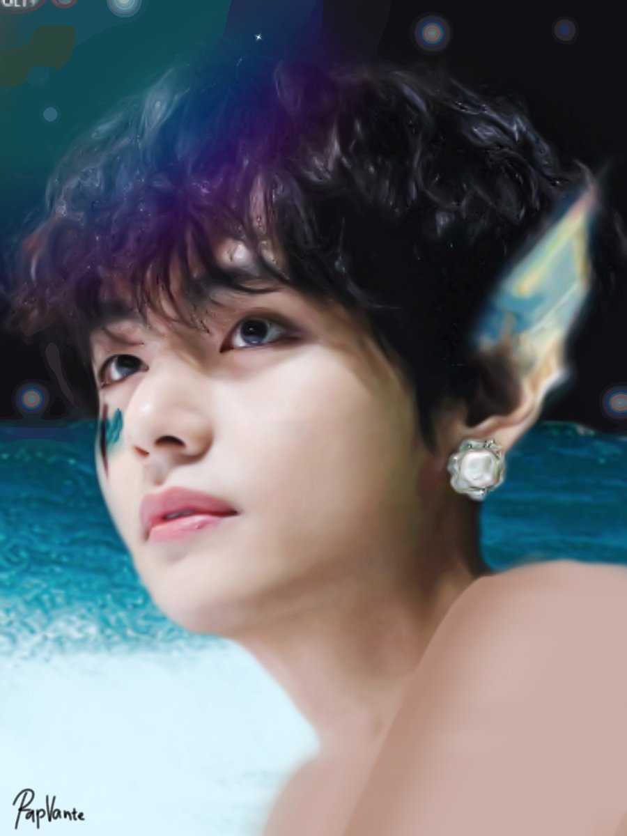 winterchildu's tweet photo. Taehyung Mermaid Face edit✨
;- Sea Man edit by #RapVante https://t.co/jg0Qh69y4L