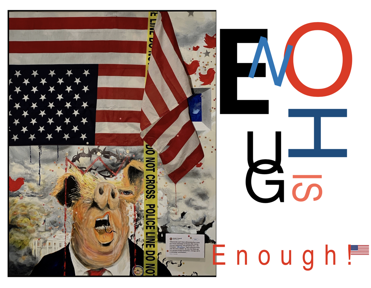 tatseff's tweet photo. #EnoughofTrump #ArtofVote @tatseff #peoplefor https://t.co/JkPsmuHaFh