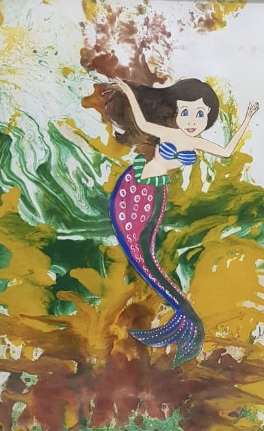 SheetalArtz's tweet photo. Title : Little mermaid Fluid Art Medium : Acrylic colour
#SheetalArtz #abstractart #IndianArtist #Artlover #ArtCollector #InteriorDesign #ArtCurator #Acryliccolour https://t.co/LGvNwRRMTt
