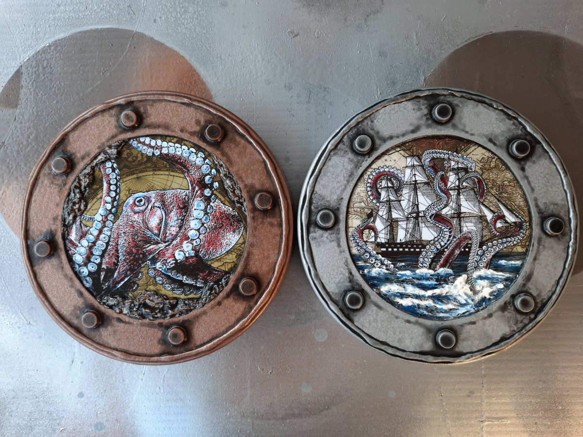 Borg_Queen's tweet photo. Finished up these bad boys today. #tentaclelove #kraken #octopus https://t.co/wbYXWOQDQR