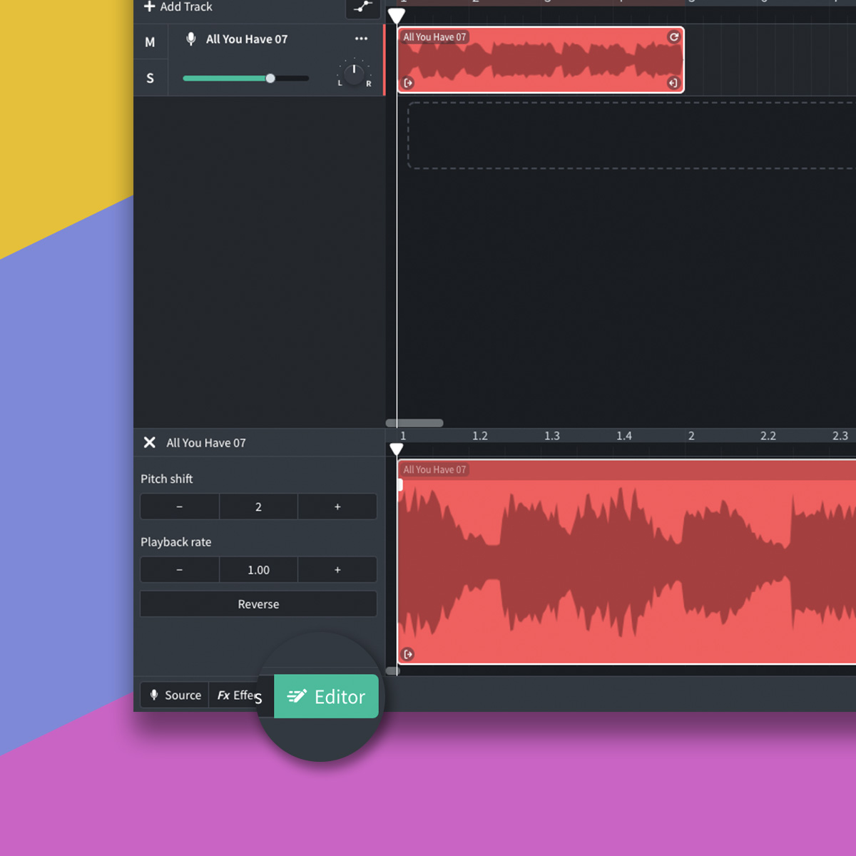 Bandlab Icymi Pitch Shifting On The Web Mix Editor Change The Speed And Or Pitch Of Your Audio Track Or Even Reverse It Bandlab Bandlabmixeditor Bandlabcommunity T Co Xkjkjrik0z