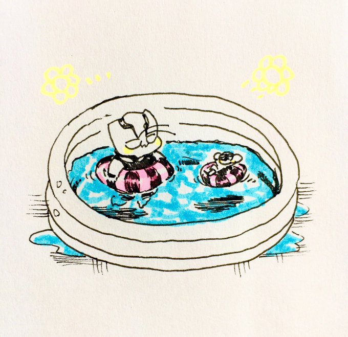 「wading pool」 illustration images(Latest｜RT&Fav:50)