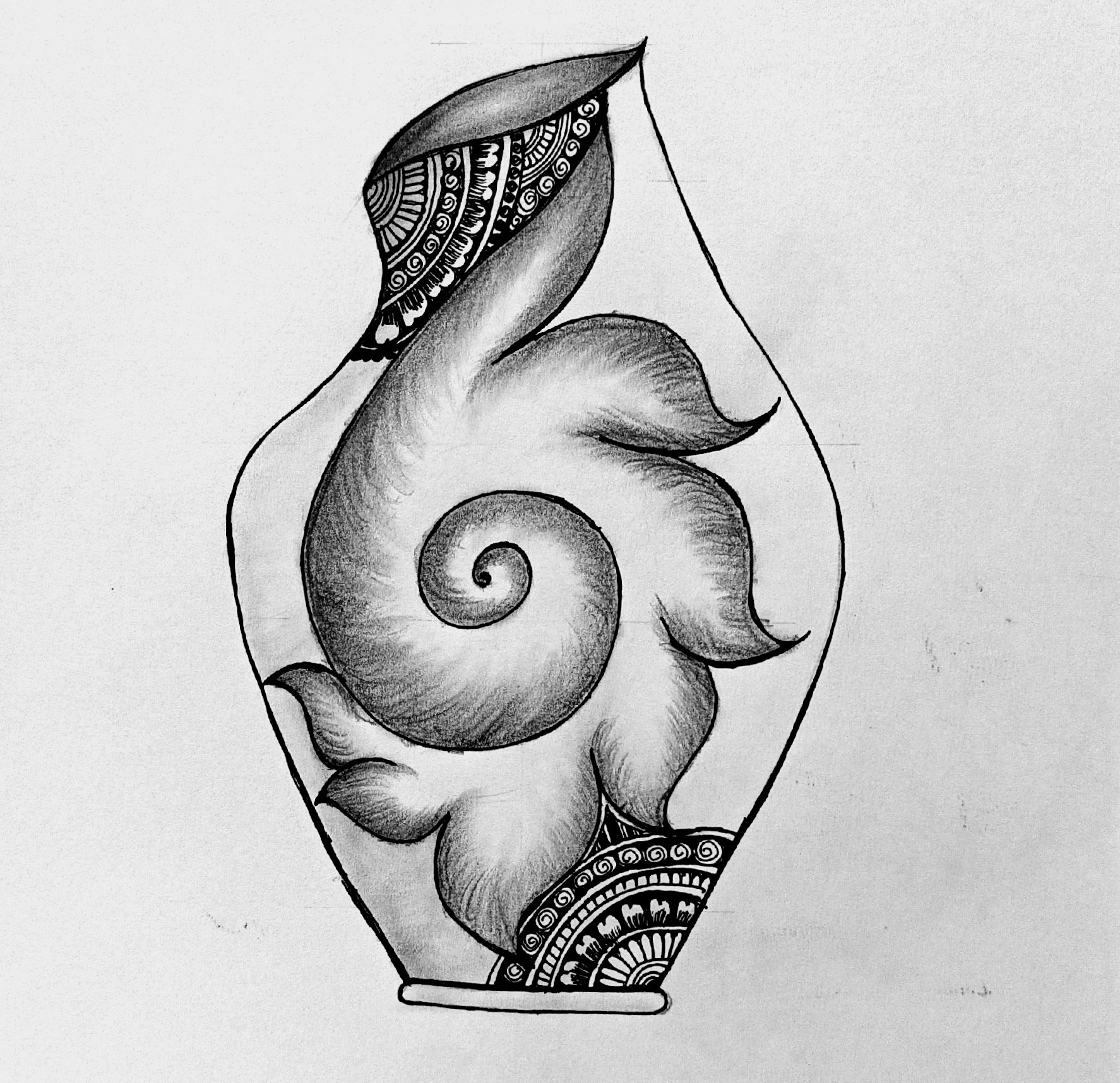 Gradual Drawing Art Pongal Pot Designs Stock Vector (Royalty Free)  2035046594 | Shutterstock