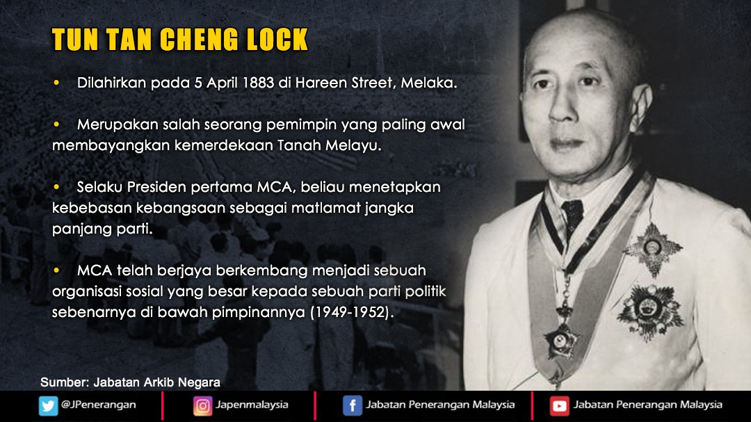 Jabatan Penerangan Negeri Sarawak On Twitter Rt Jpenerangan Tun Tan Cheng Lock Antara Tokoh Yang Paling Awal Membayangkan Kemerdekaan Tanah Melayu Mari Kita Imbas Sedikit Sejarah Perjuangan Beliau Sumber Jabatan Arkib Negara