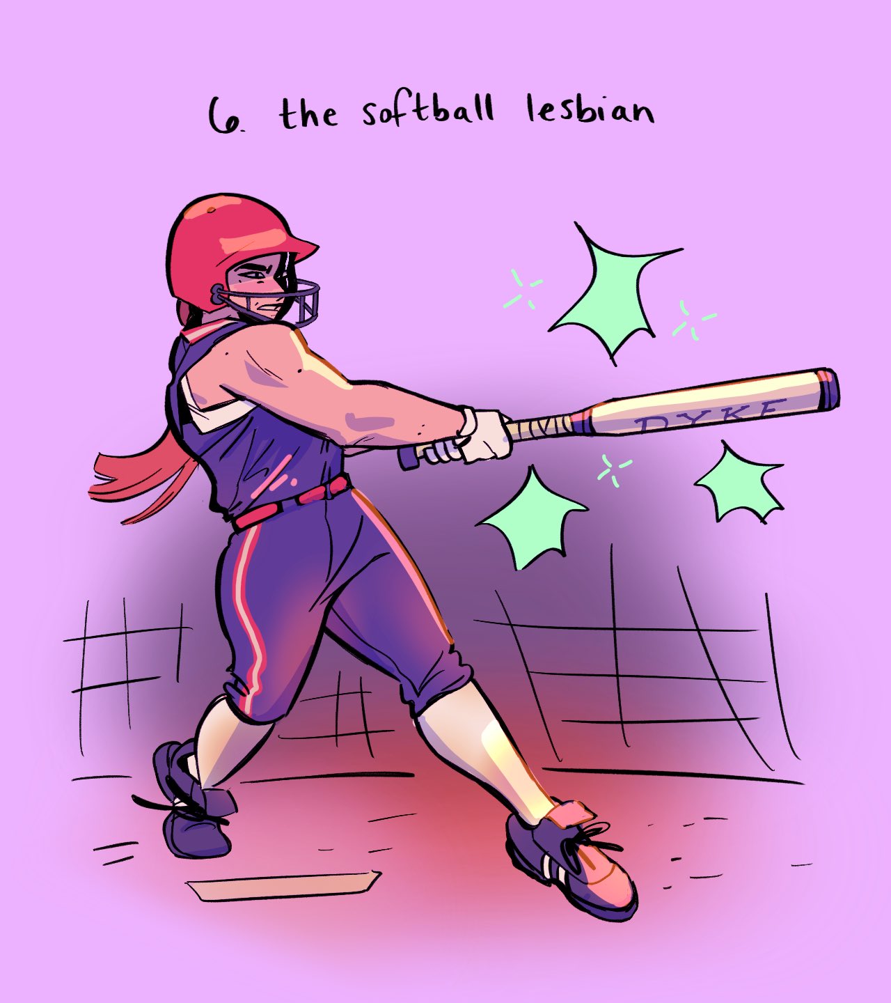 “6. the softball lesbian (classic)” .