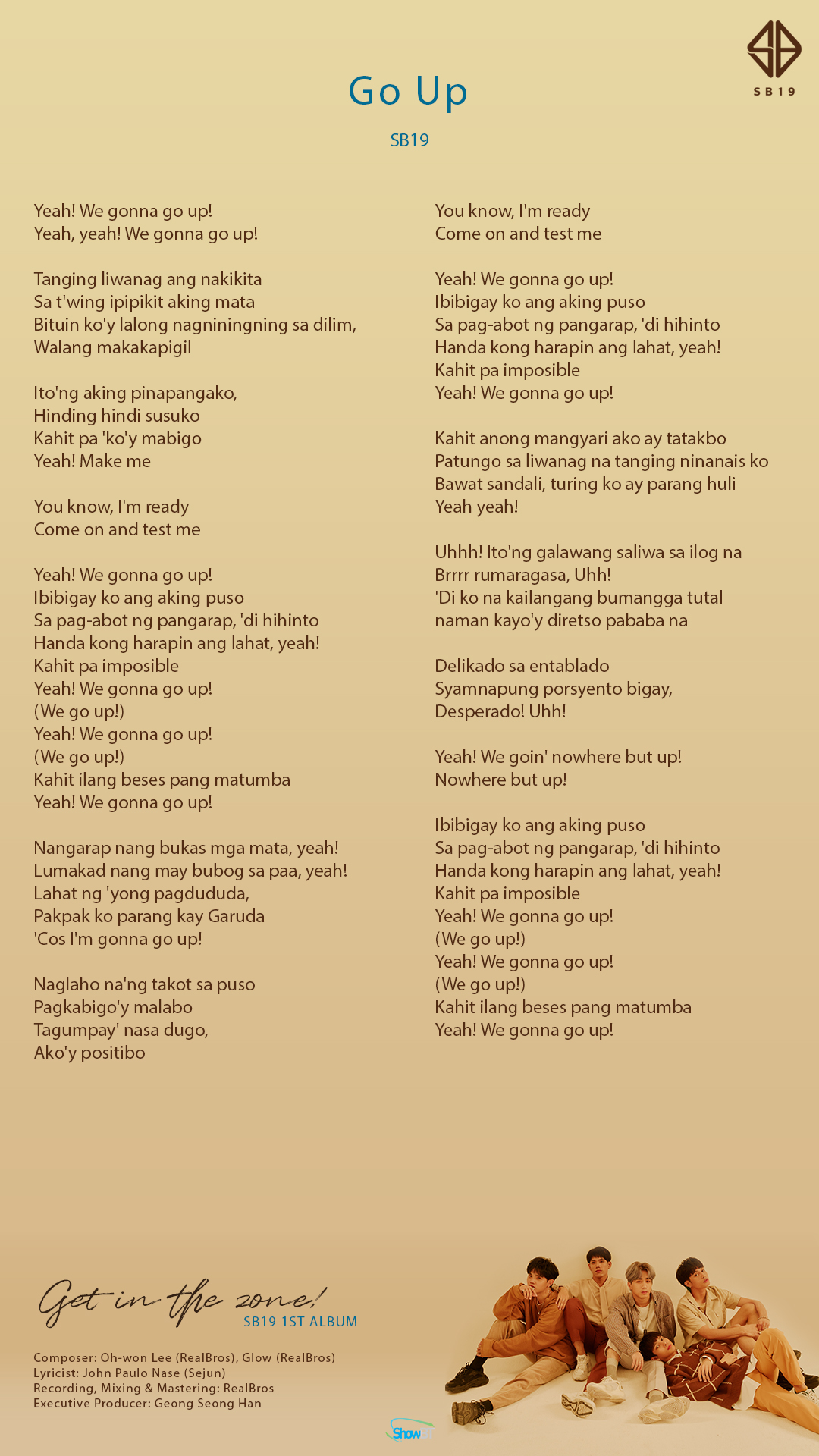 Sb19 Official Go Up By Sb19 Official Lyrics Sb19 1st Album Get In The Zone Is Now Available Play The Album T Co Rdtvr9fmh7 Sb19 Sb191stalbum Sb19 Justin Sb19 Ken Sb19 Sejun Sb19 Stell Sb19 Josh Sb19 Official Go Up By Sb19 Official Lyrics Sb19 1st Album Get In The Zone Is Now Available Play The Album T Co Rdtvr9fmh7 Sb19 Sb191stalbum Sb19 Justin Sb19 Ken Sb19 Sejun Sb19 Stell Sb19 Josh