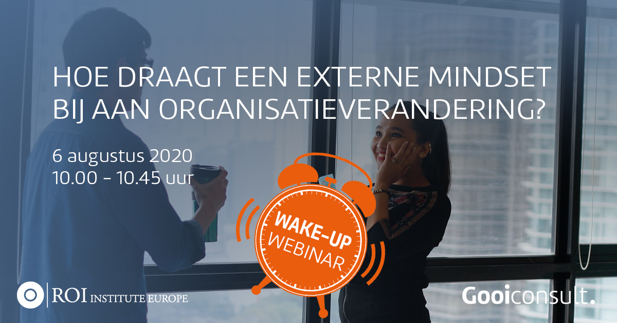 Hoe draagt een externe mindset bij aan organisatieverandering? Ontdek dat tijdens onze Wake-up Webinar op donderdag 6 augustus en schrijf je gelijk in > gooiconsult.nl/wake-up-webina…